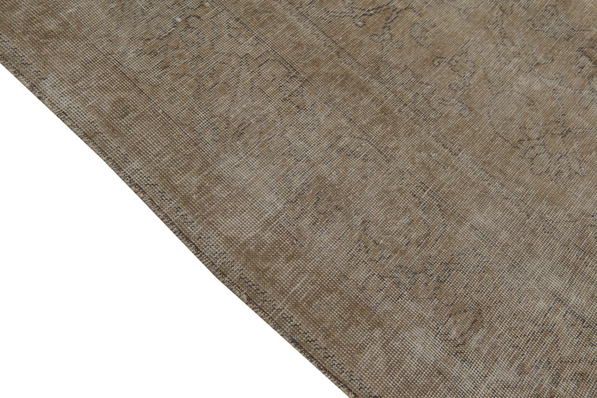 9' 10 x 12' 6 Hand Knotted Ultra Vintage Persian Wool Rug