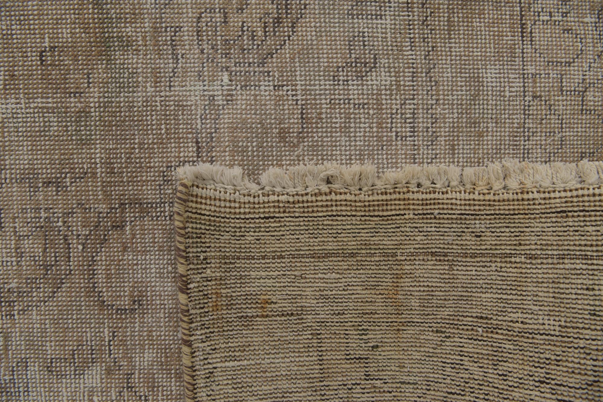9' 10 x 12' 6 Hand Knotted Ultra Vintage Persian Wool Rug