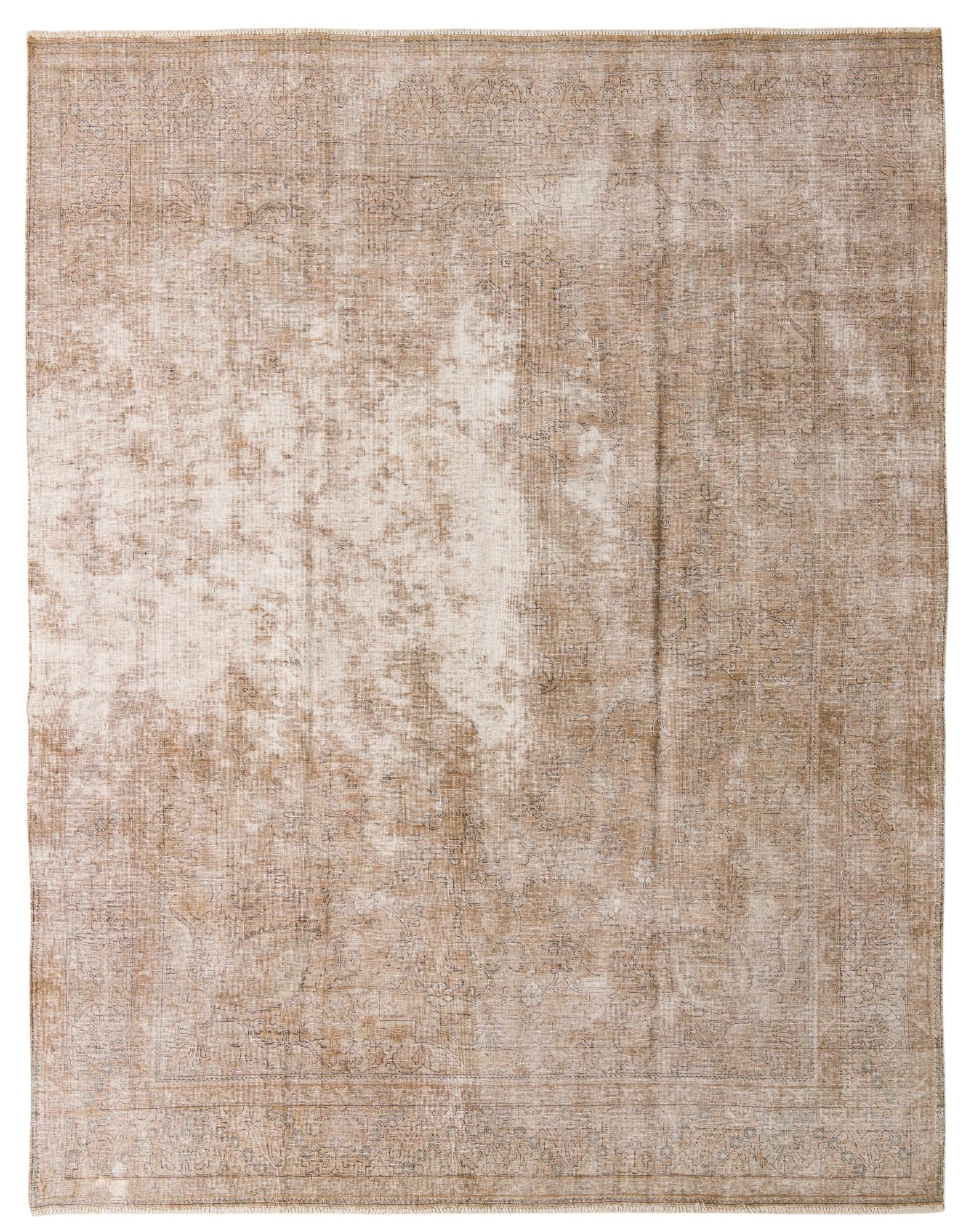 9' 10 x 12' 6 Hand Knotted Ultra Vintage Persian Wool Rug