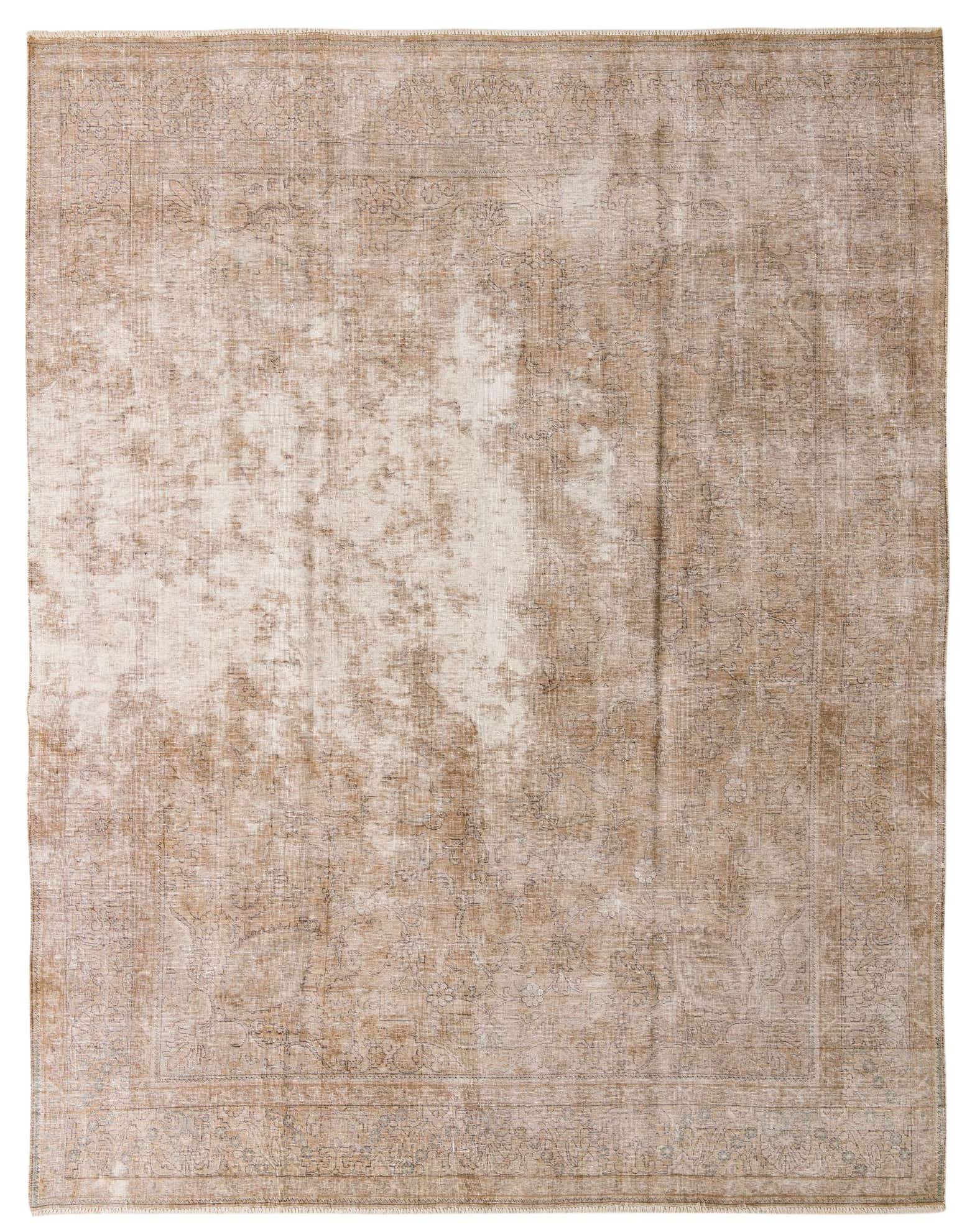 9' 10 x 12' 6 Hand Knotted Ultra Vintage Persian Wool Rug