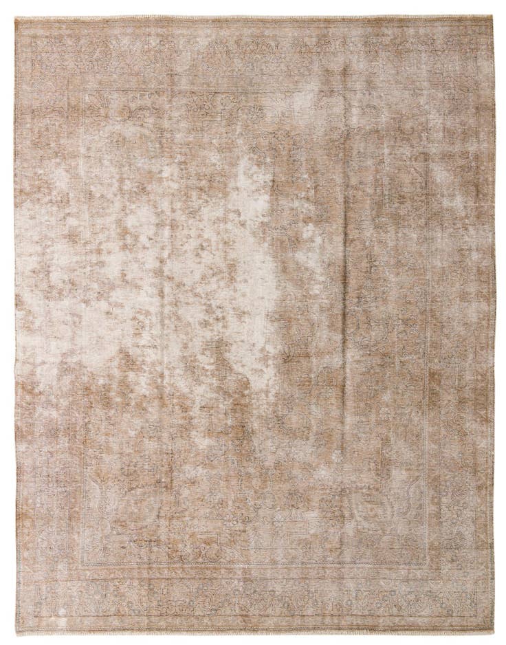 Detail image of 9' 10 x 12' 6 Hand Knotted Ultra Vintage Persian Wool Rug