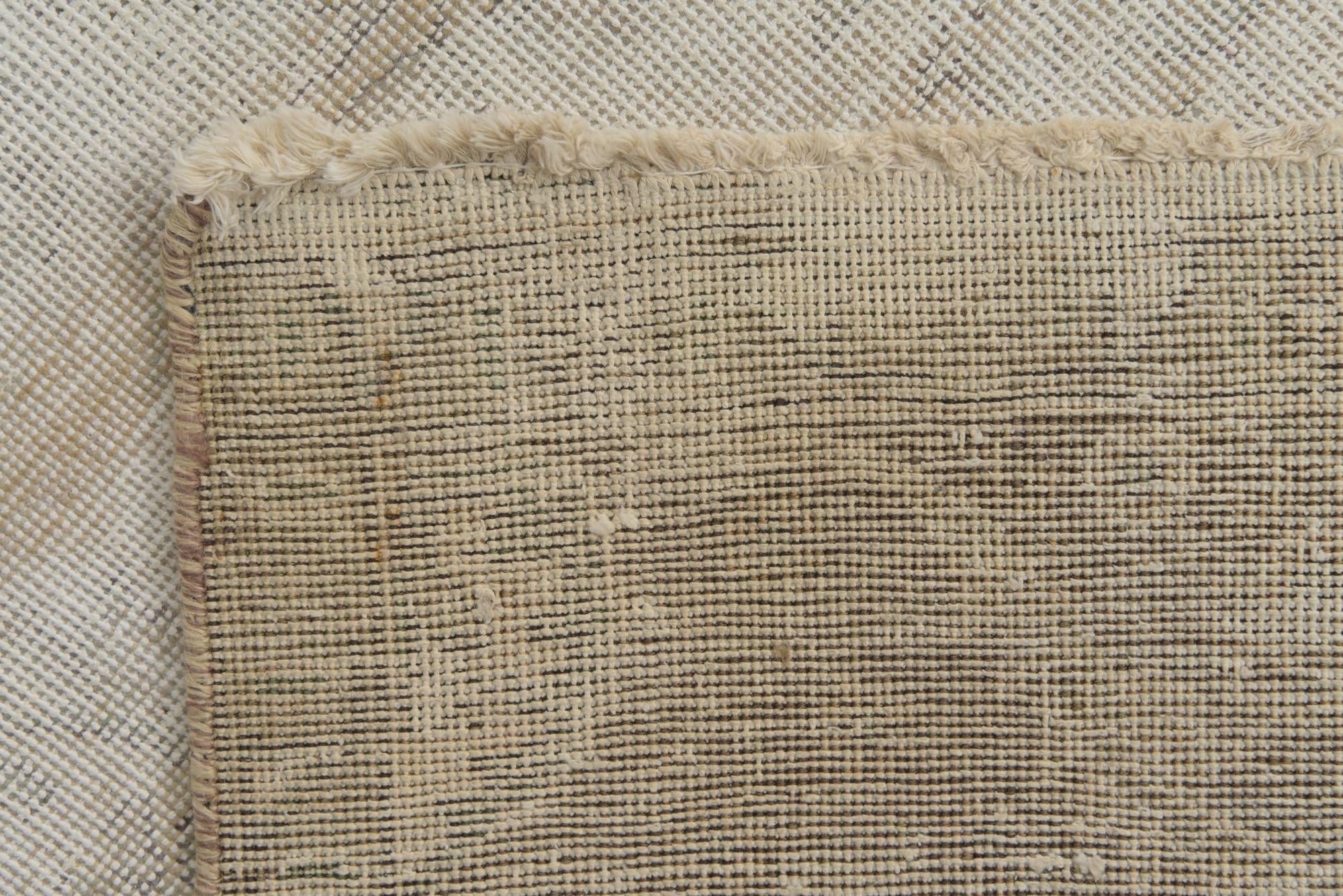 6' 5 x 9' 1 Hand Knotted Ultra Vintage Persian Wool Rug