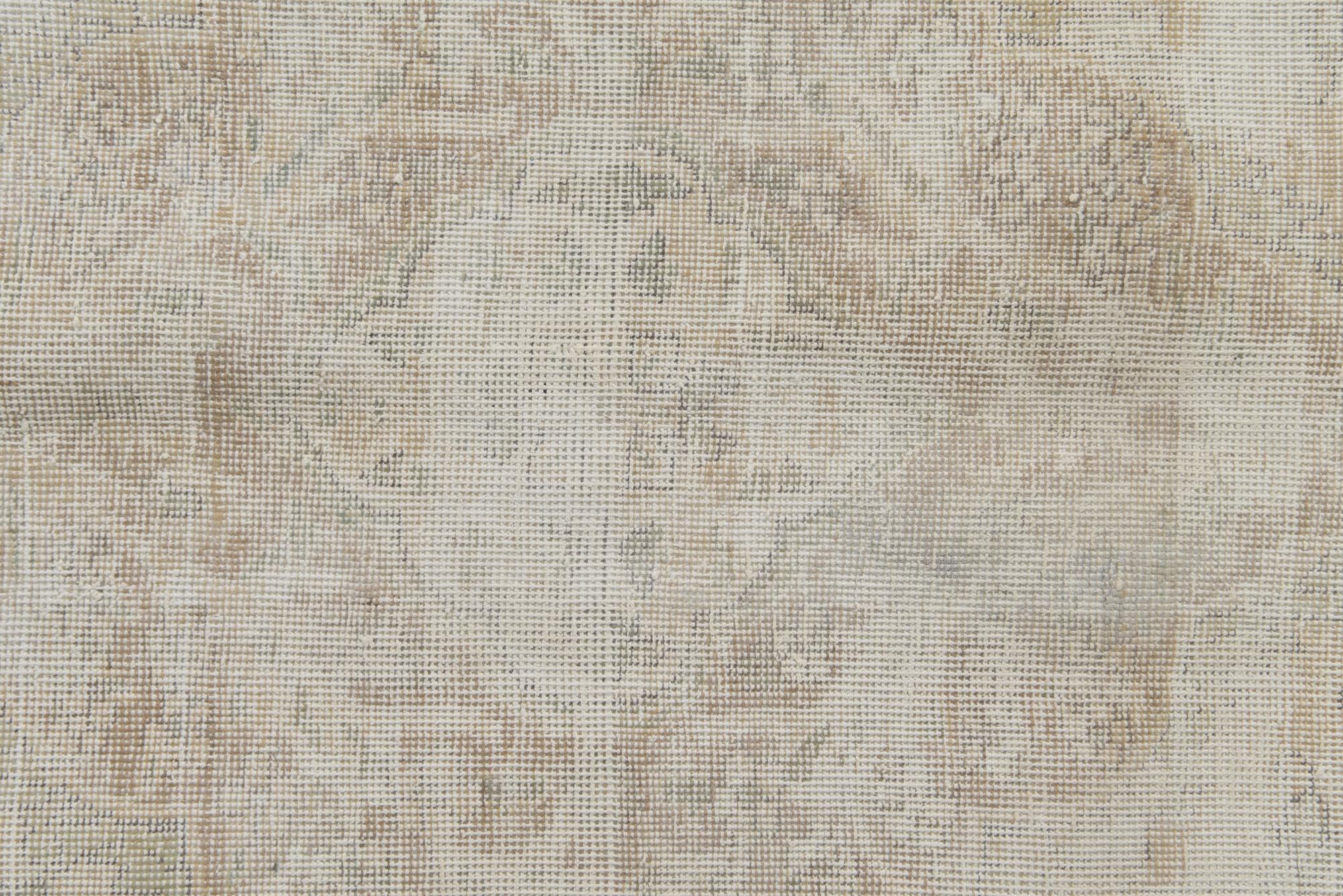 6' 5 x 9' 1 Hand Knotted Ultra Vintage Persian Wool Rug