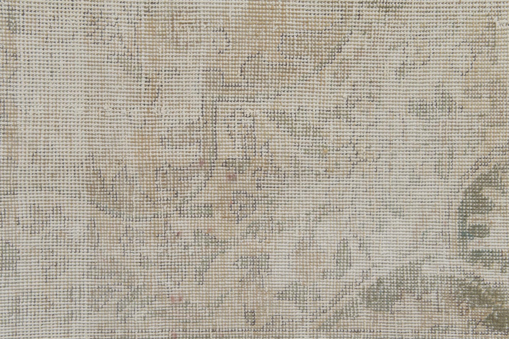 6' 5 x 9' 1 Hand Knotted Ultra Vintage Persian Wool Rug