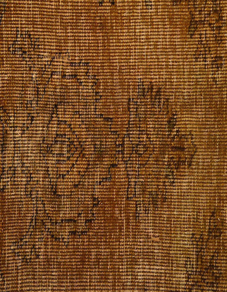 Detail image of 6' 9 x 9' 4  Hand Knotted Ultra Vintage Persian Wool Rug