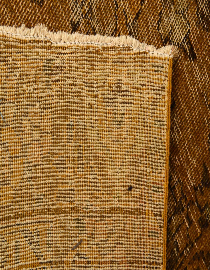 Detail image of 6' 9 x 9' 4  Hand Knotted Ultra Vintage Persian Wool Rug