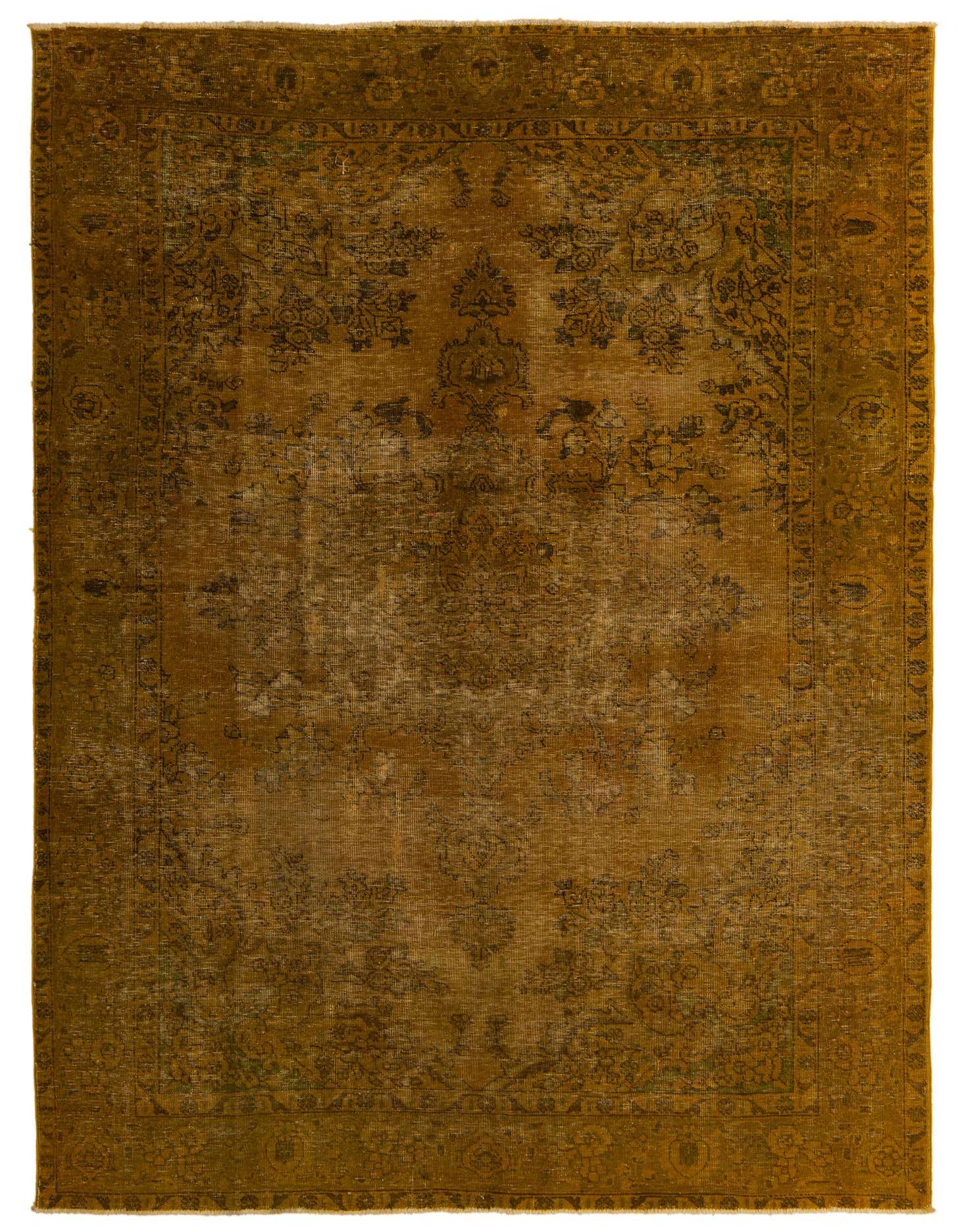 Primary image 6' 9 x 9' 4  Hand Knotted Ultra Vintage Persian Wool Rug