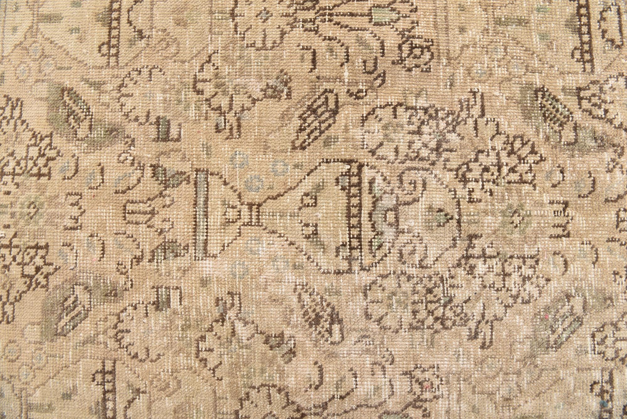 9' 4 x 12' Hand Knotted Ultra Vintage Persian Wool Rug
