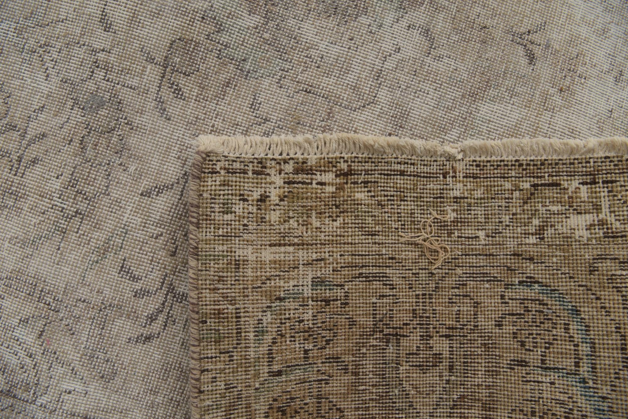 8' x 11' 1 Hand Knotted Ultra Vintage Persian Wool Rug