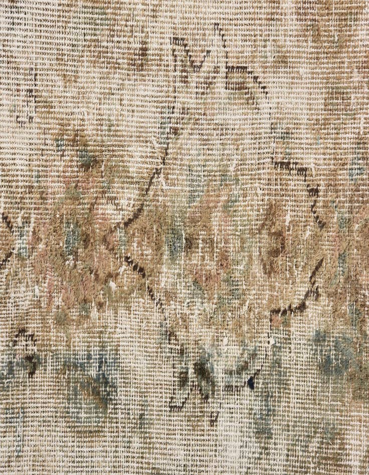 Detail image of 9' 6 x 12' 4  Hand Knotted Ultra Vintage Persian Wool Rug