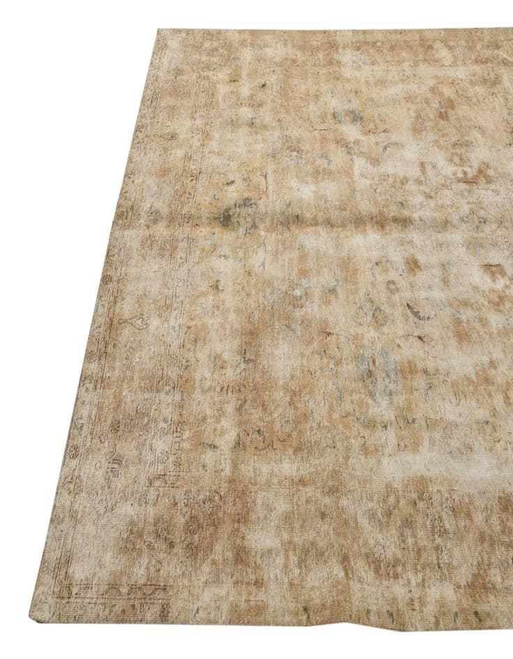 Detail image of 7' 3 x 10' 7  Hand Knotted Ultra Vintage Persian Wool Rug