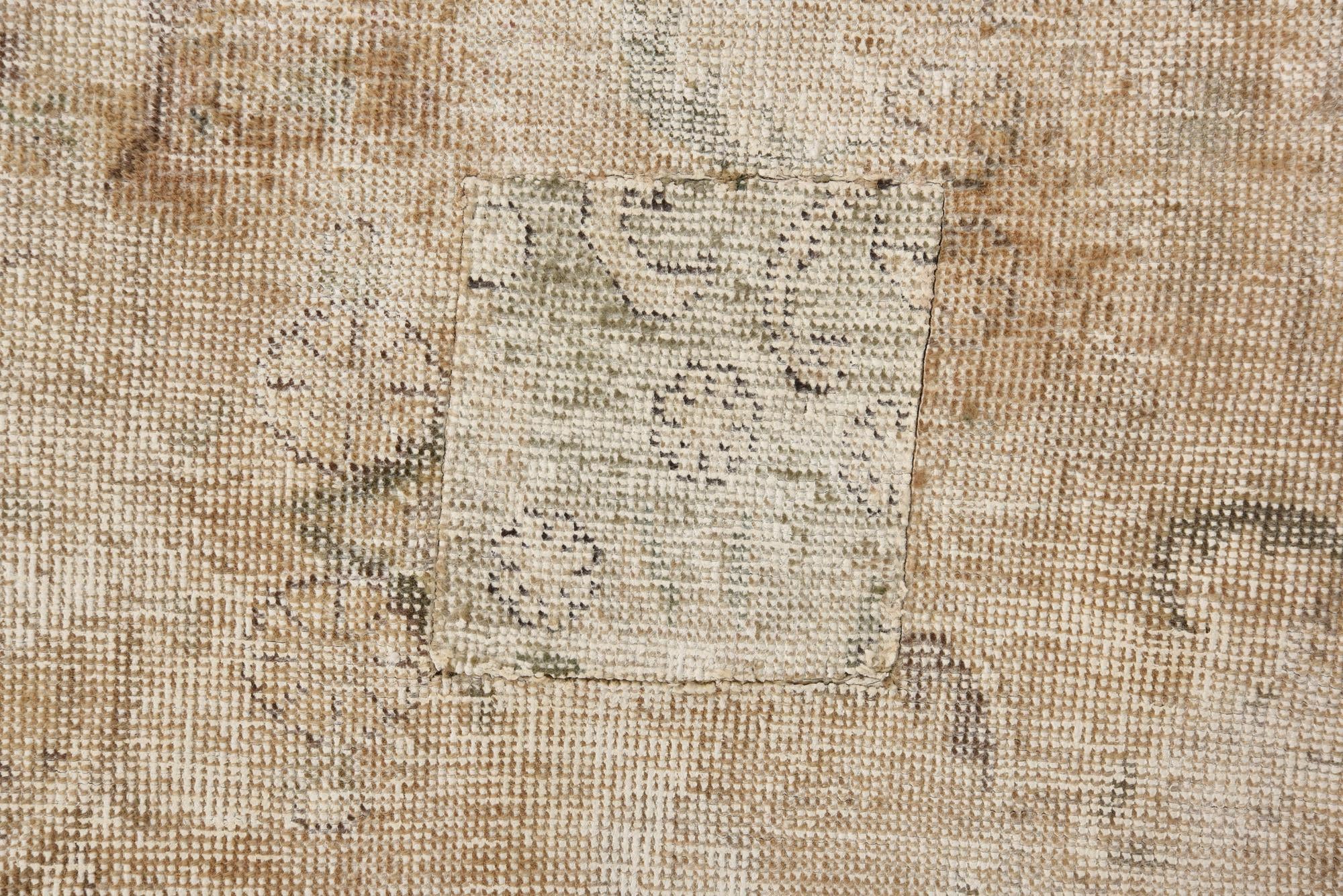 7' 3 x 10' 7 Hand Knotted Ultra Vintage Persian Wool Rug