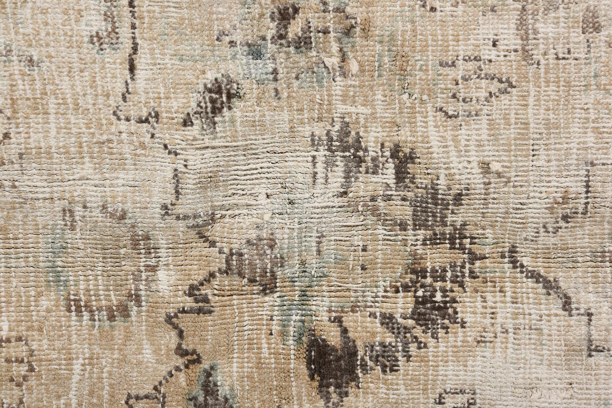7' 3 x 10' 5 Hand Knotted Ultra Vintage Persian Wool Rug