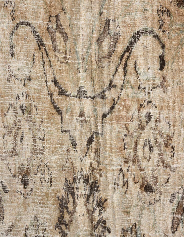 Detail image of 7' 3 x 10' 5  Hand Knotted Ultra Vintage Persian Wool Rug