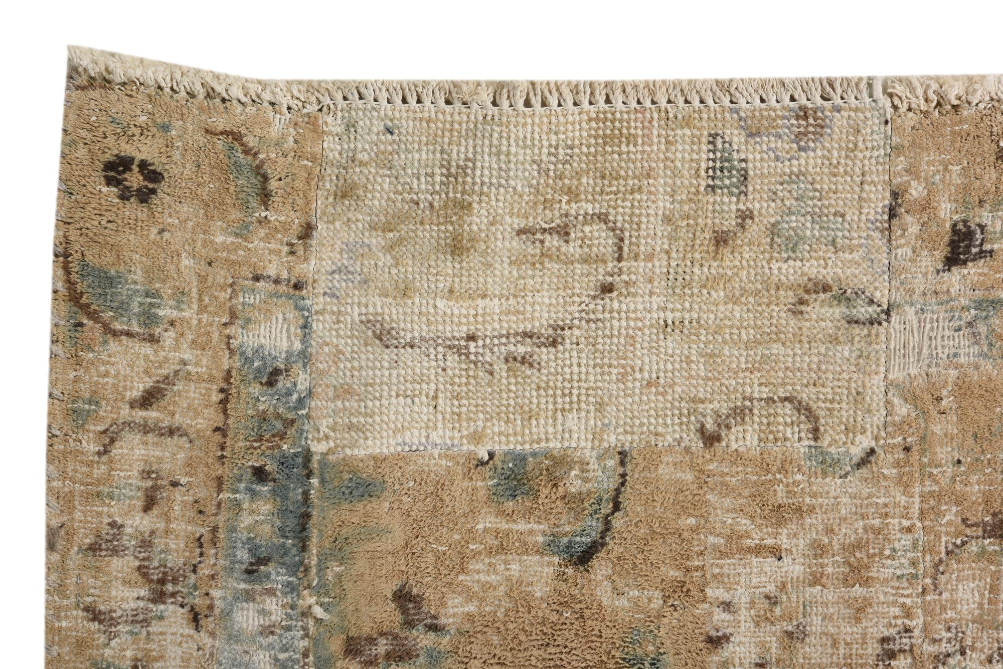 7' 3 x 10' 5 Hand Knotted Ultra Vintage Persian Wool Rug