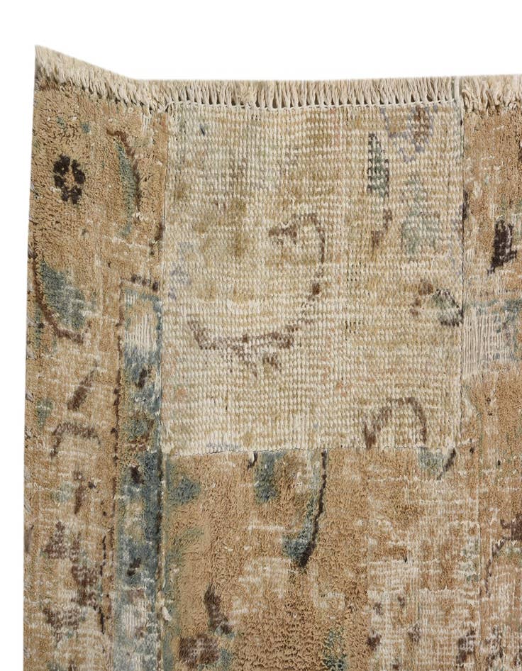 Detail image of 7' 3 x 10' 5  Hand Knotted Ultra Vintage Persian Wool Rug