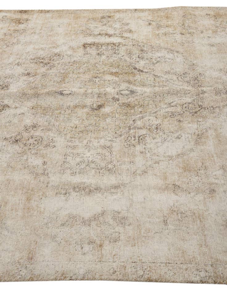 Detail image of 7' x 10' 5  Hand Knotted Ultra Vintage Persian Wool Rug