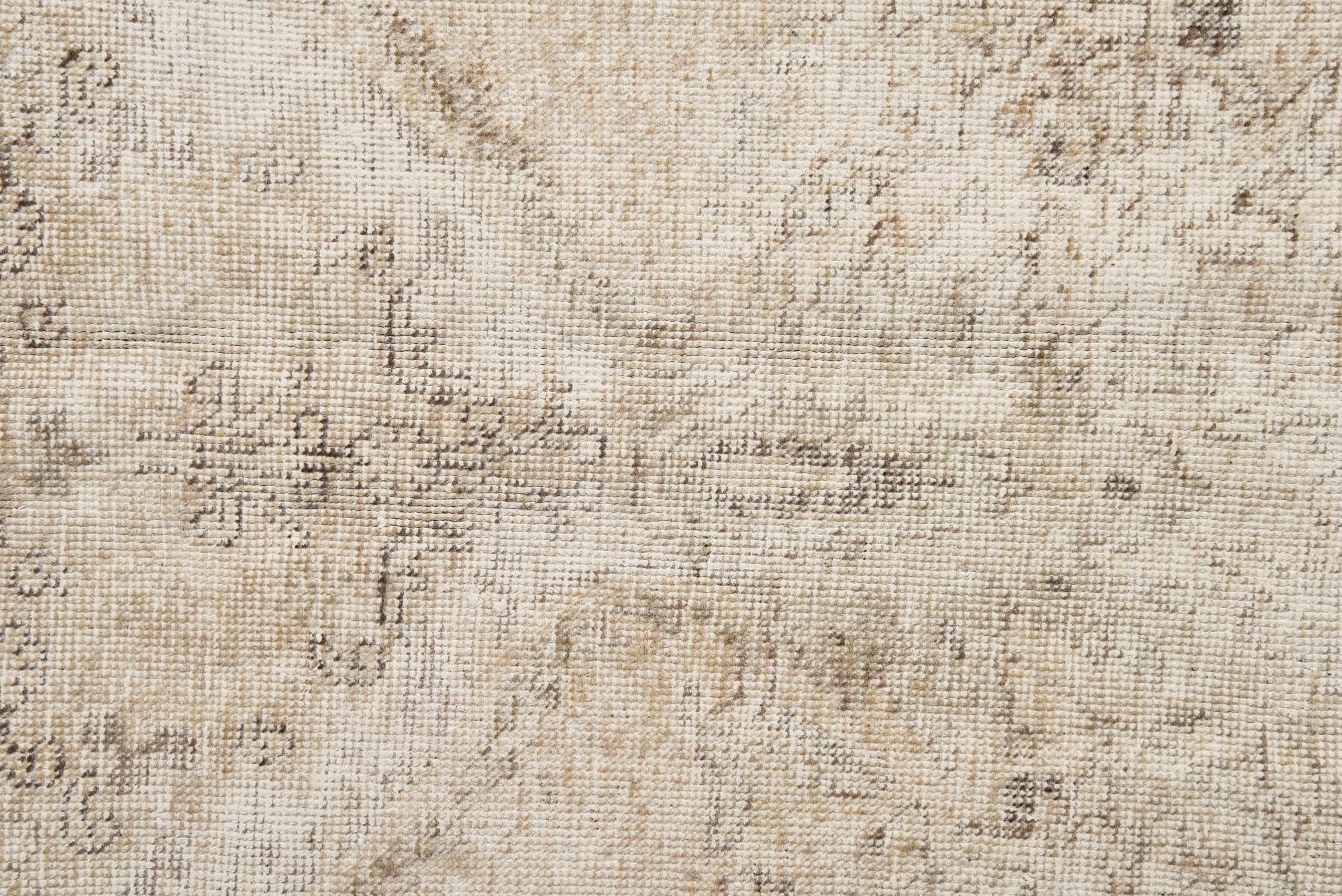 7' x 10' 5 Hand Knotted Ultra Vintage Persian Wool Rug