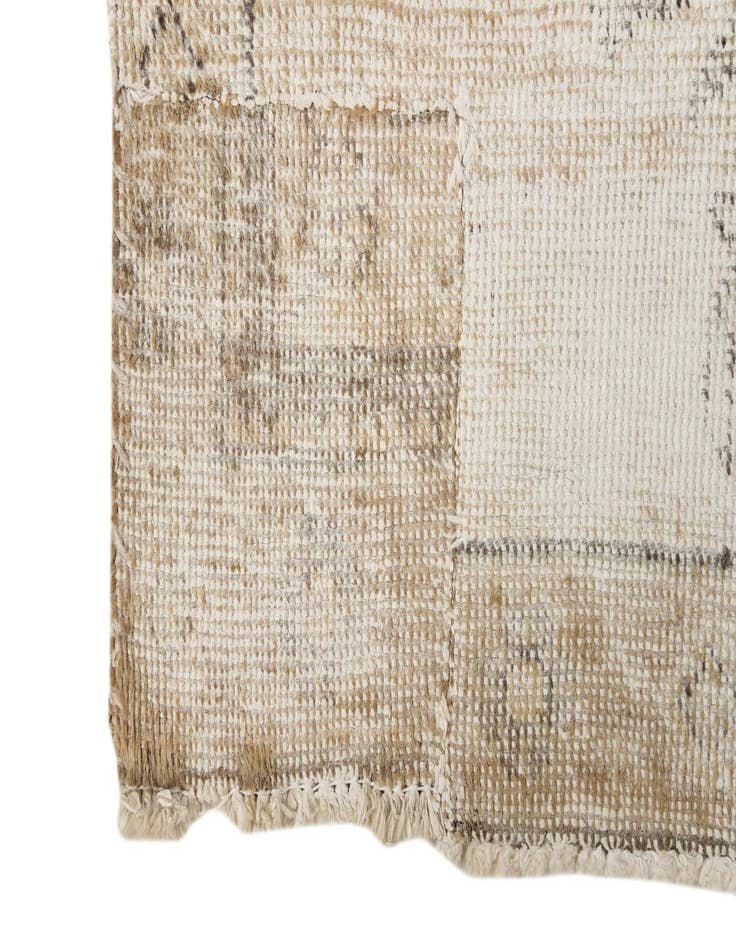 Detail image of 7' x 10' 5  Hand Knotted Ultra Vintage Persian Wool Rug