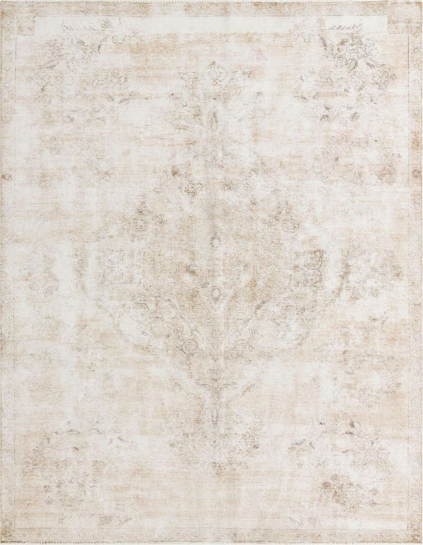 Primary image 7' x 10' 5  Hand Knotted Ultra Vintage Persian Wool Rug