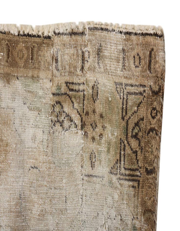 Detail image of 3' 6 x 5' 5  Hand Knotted Ultra Vintage Persian Wool Rug