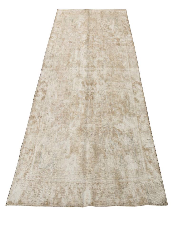 Detail image of 5' 10 x 9'  Hand Knotted Ultra Vintage Persian Wool Rug