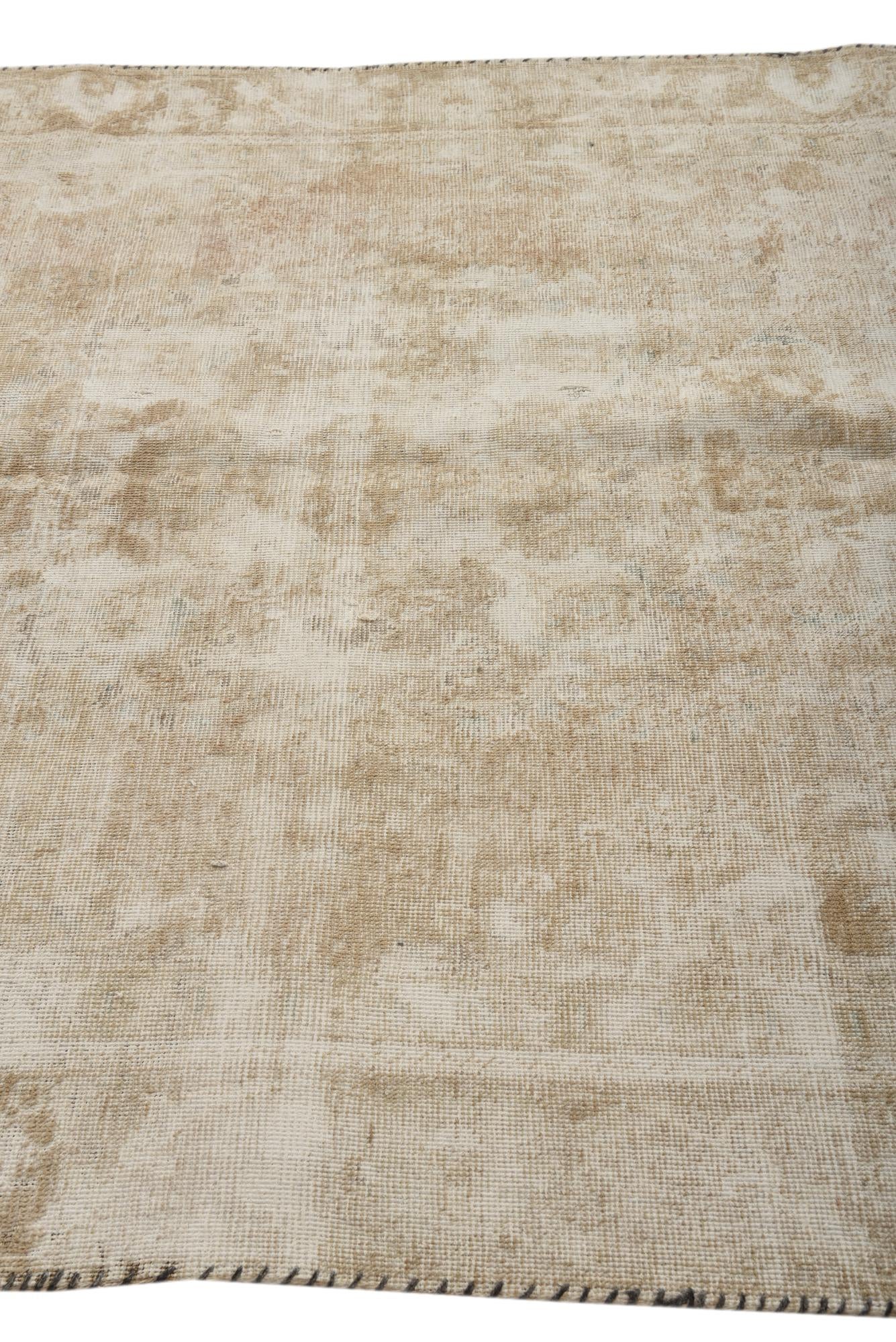 5' 10 x 9' Hand Knotted Ultra Vintage Persian Wool Rug