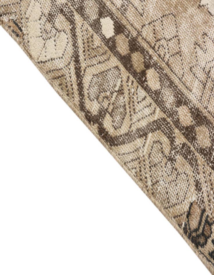 Detail image of 6' 4 x 9' 9  Hand Knotted Ultra Vintage Persian Wool Rug