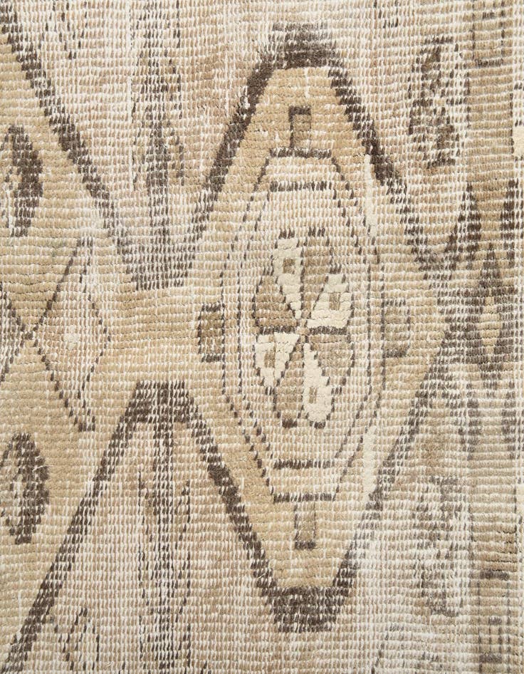 Detail image of 6' 4 x 9' 9  Hand Knotted Ultra Vintage Persian Wool Rug