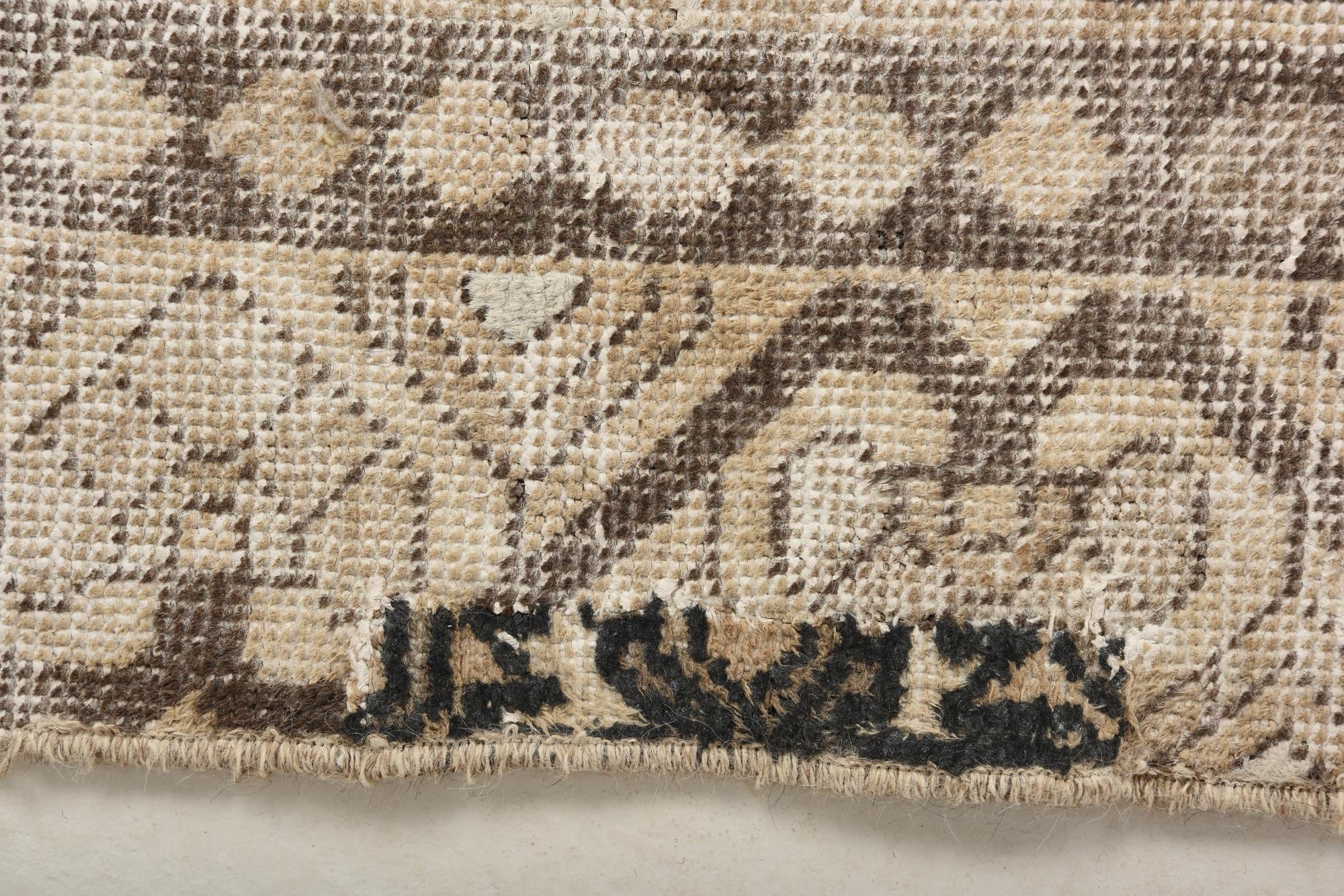 6' 4 x 9' 9 Hand Knotted Ultra Vintage Persian Wool Rug