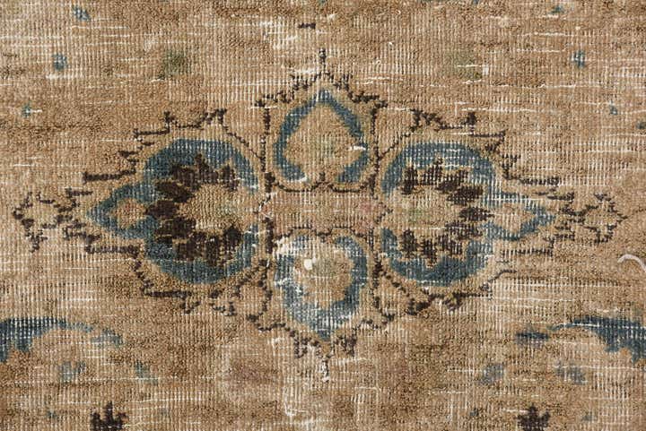 8' 5 x 11' 6 Hand Knotted Ultra Vintage Persian Wool Rug