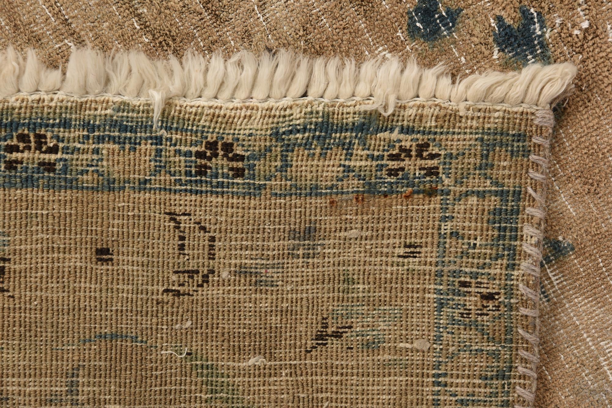 8' 5 x 11' 6 Hand Knotted Ultra Vintage Persian Wool Rug