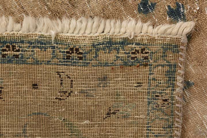8' 5 x 11' 6 Hand Knotted Ultra Vintage Persian Wool Rug