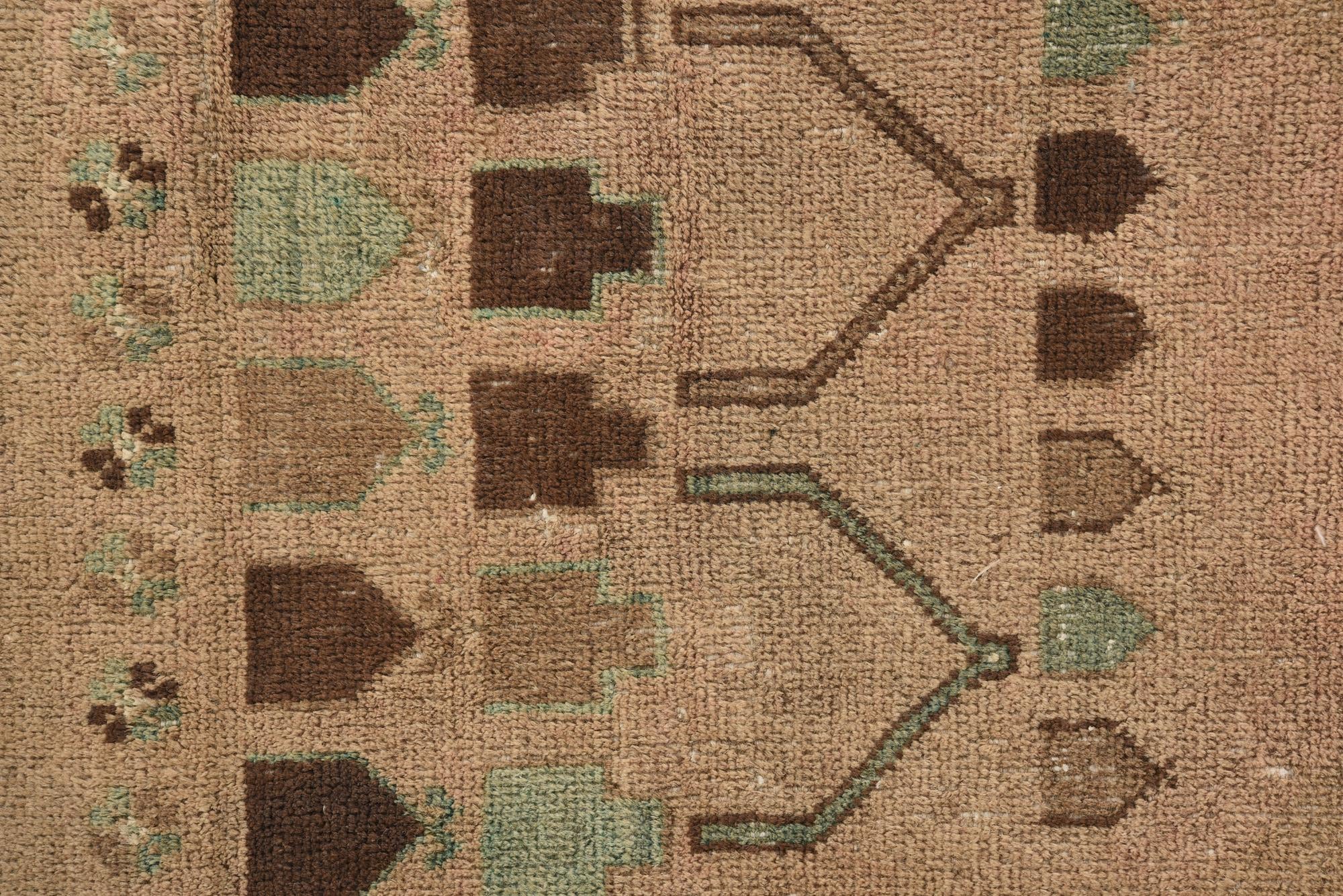 3' 8 x 5' 9 Hand Knotted Ultra Vintage Persian Wool Rug