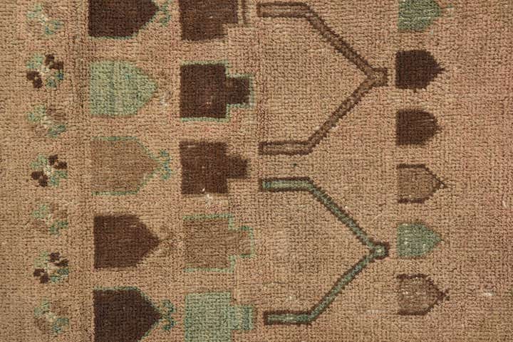 3' 8 x 5' 9 Hand Knotted Ultra Vintage Persian Wool Rug