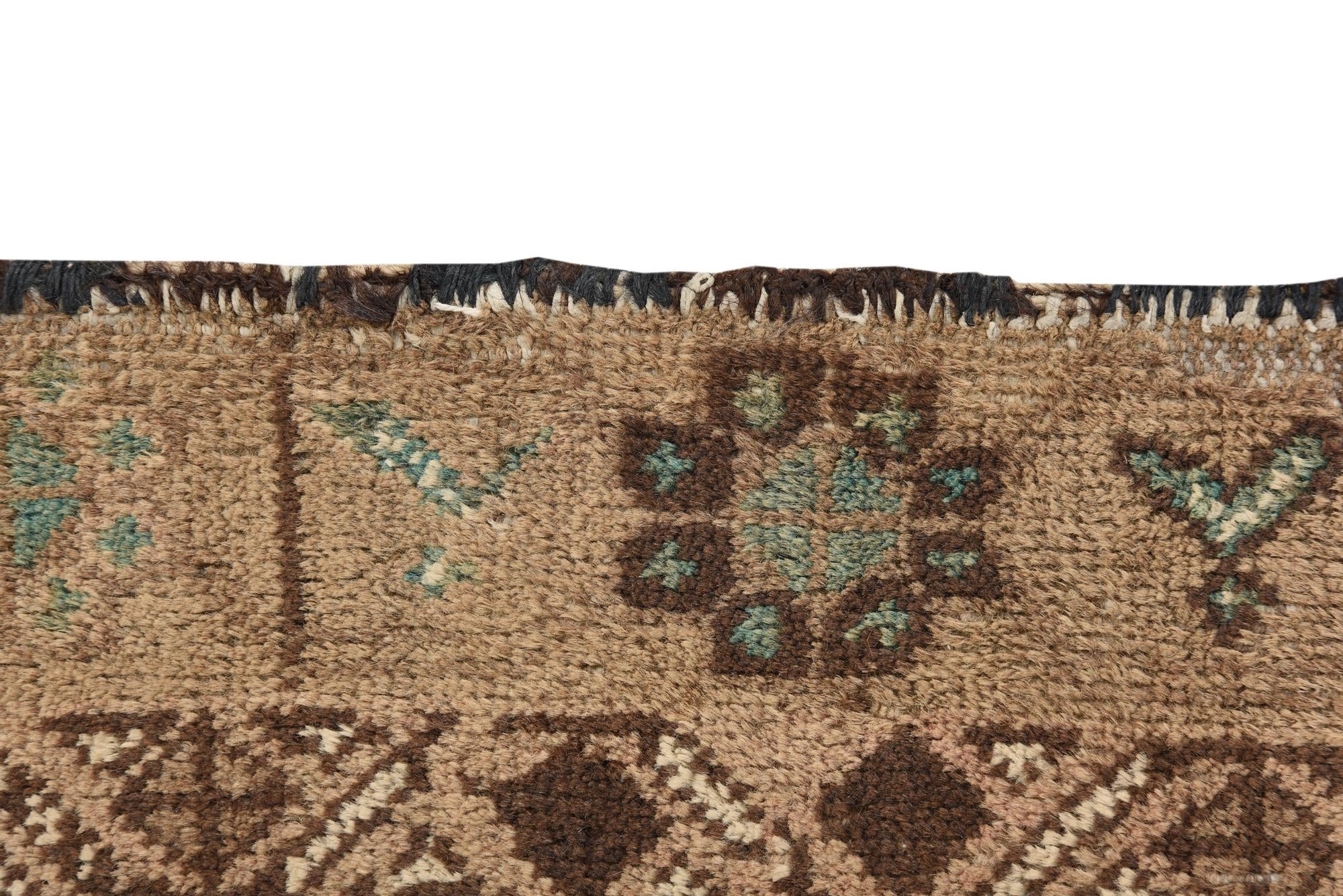 3' 8 x 5' 9 Hand Knotted Ultra Vintage Persian Wool Rug