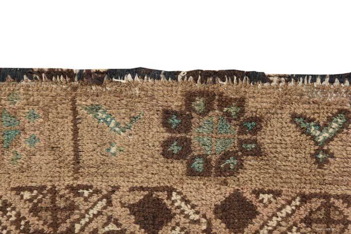 3' 8 x 5' 9 Hand Knotted Ultra Vintage Persian Wool Rug