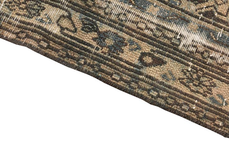 Detail image of 6' 2 x 9' 9 Hand Knotted Ultra Vintage Persian Wool Rug