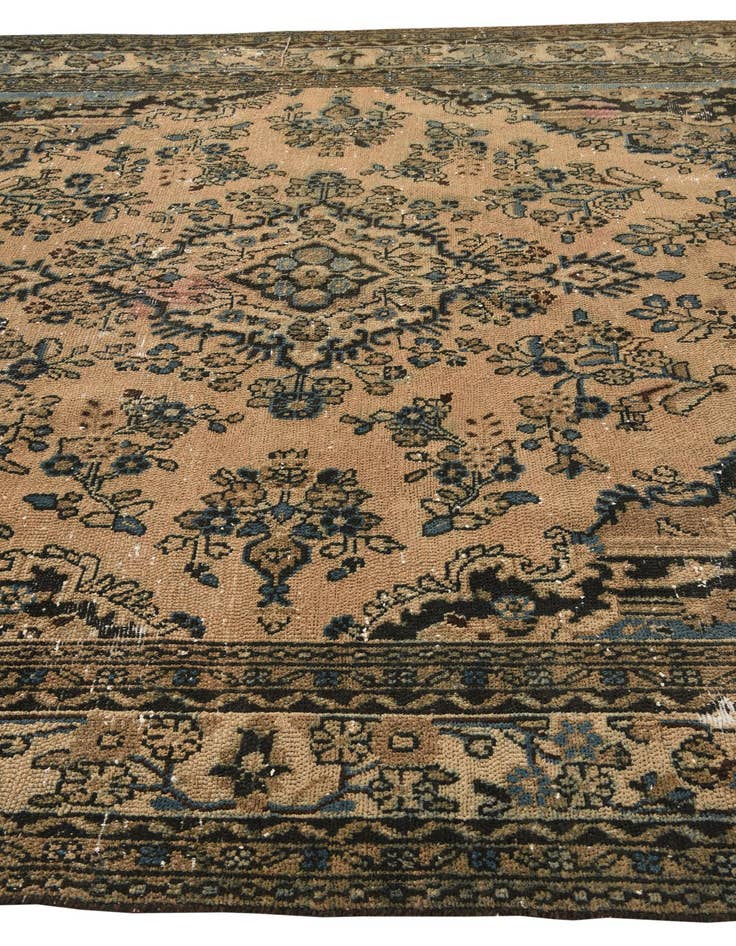 Detail image of 8' 5 x 11' 2  Hand Knotted Ultra Vintage Persian Wool Rug