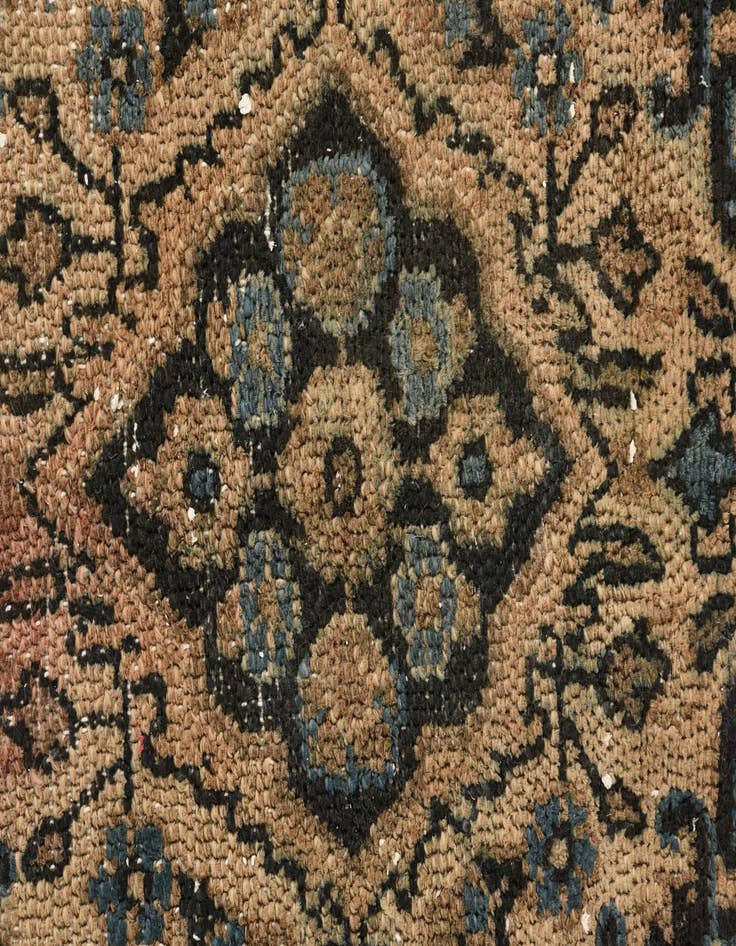 Detail image of 8' 5 x 11' 2  Hand Knotted Ultra Vintage Persian Wool Rug
