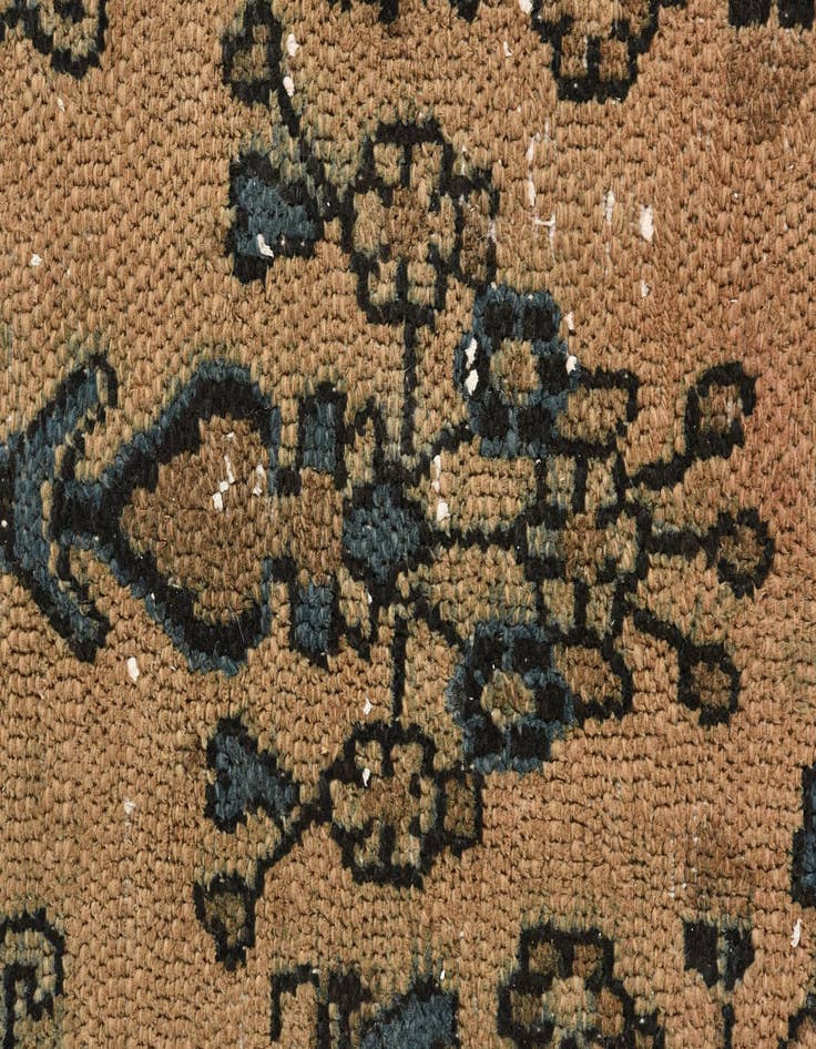 Detail image of 8' 5 x 11' 2  Hand Knotted Ultra Vintage Persian Wool Rug