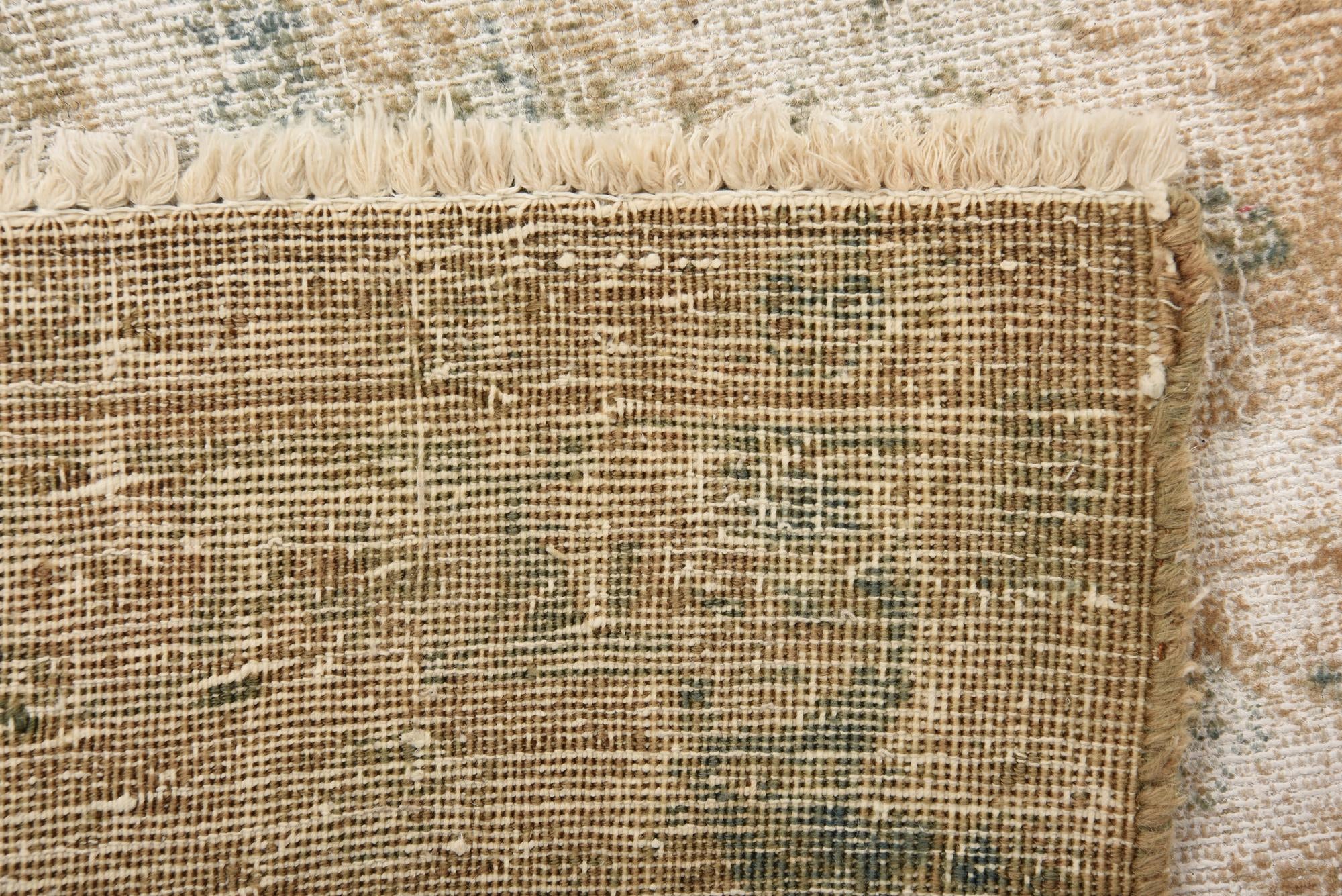 7' x 9' 10 Hand Knotted Ultra Vintage Persian Wool Rug