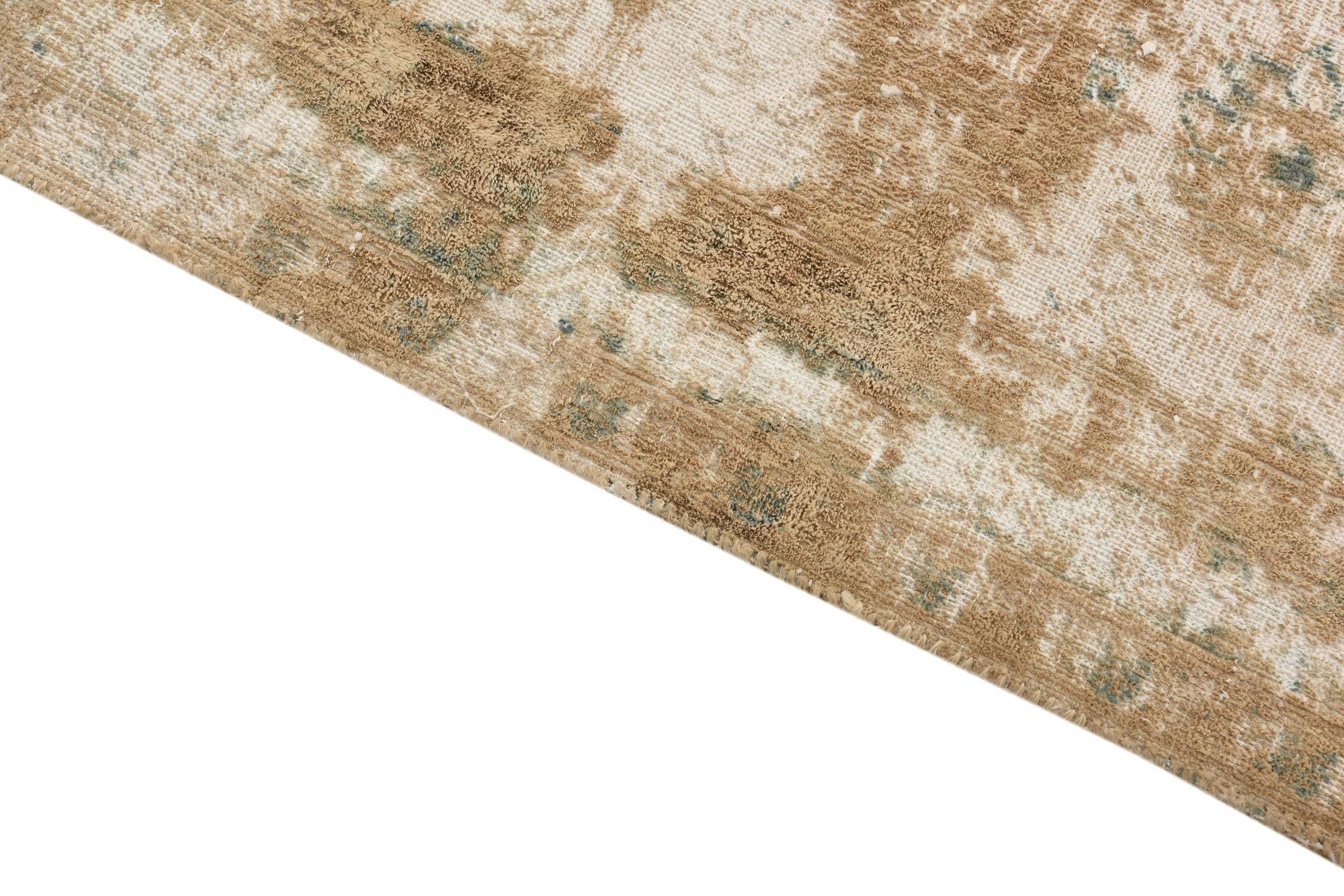 7' x 9' 10 Hand Knotted Ultra Vintage Persian Wool Rug