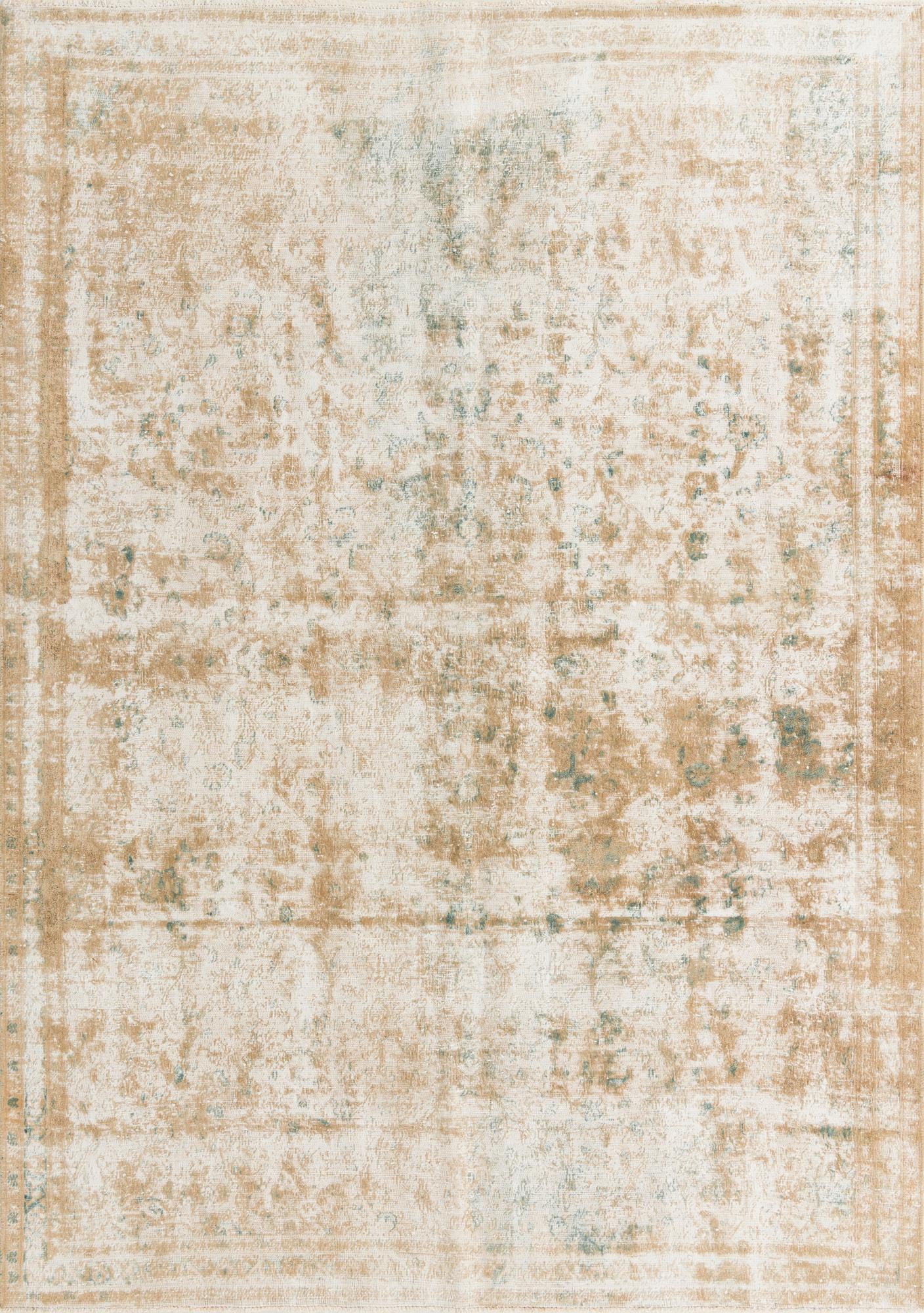 7' x 9' 10 Hand Knotted Ultra Vintage Persian Wool Rug