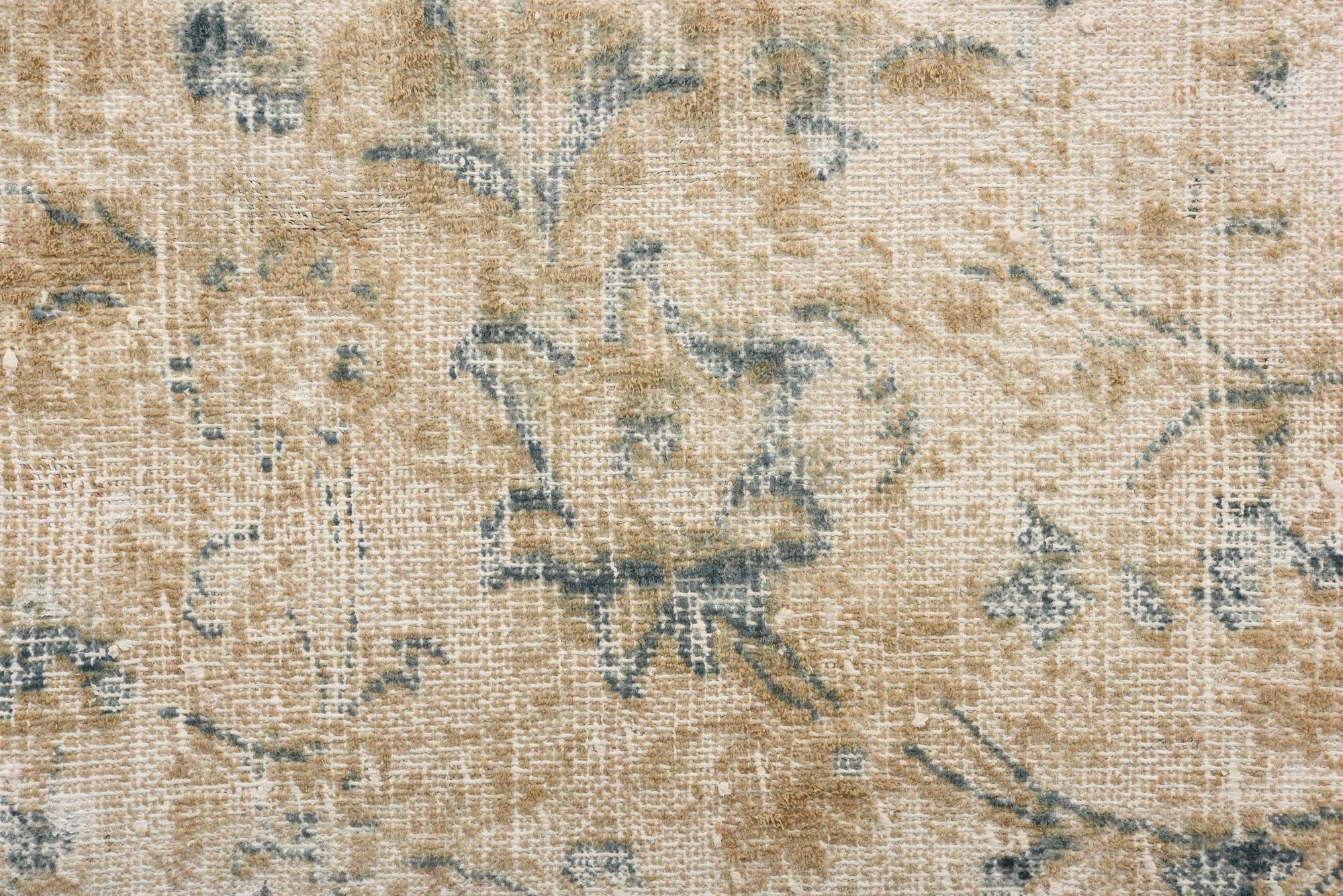 6' 10 x 9' 9 Hand Knotted Ultra Vintage Persian Wool Rug