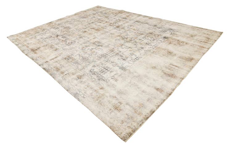 Detail image of 9' 4 x 12' 2 Hand Knotted Ultra Vintage Persian Wool Rug