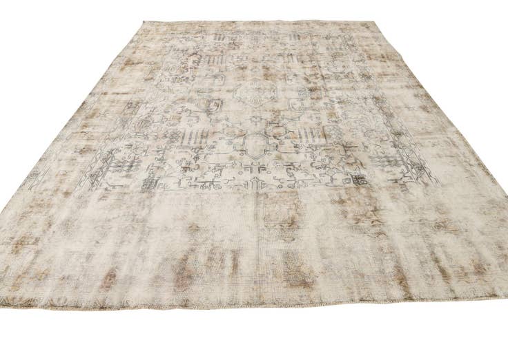 Detail image of 9' 4 x 12' 2 Hand Knotted Ultra Vintage Persian Wool Rug