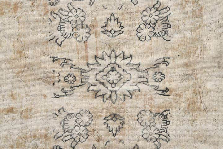 9' 5 x 11' 1 Hand Knotted Ultra Vintage Persian Wool Rug