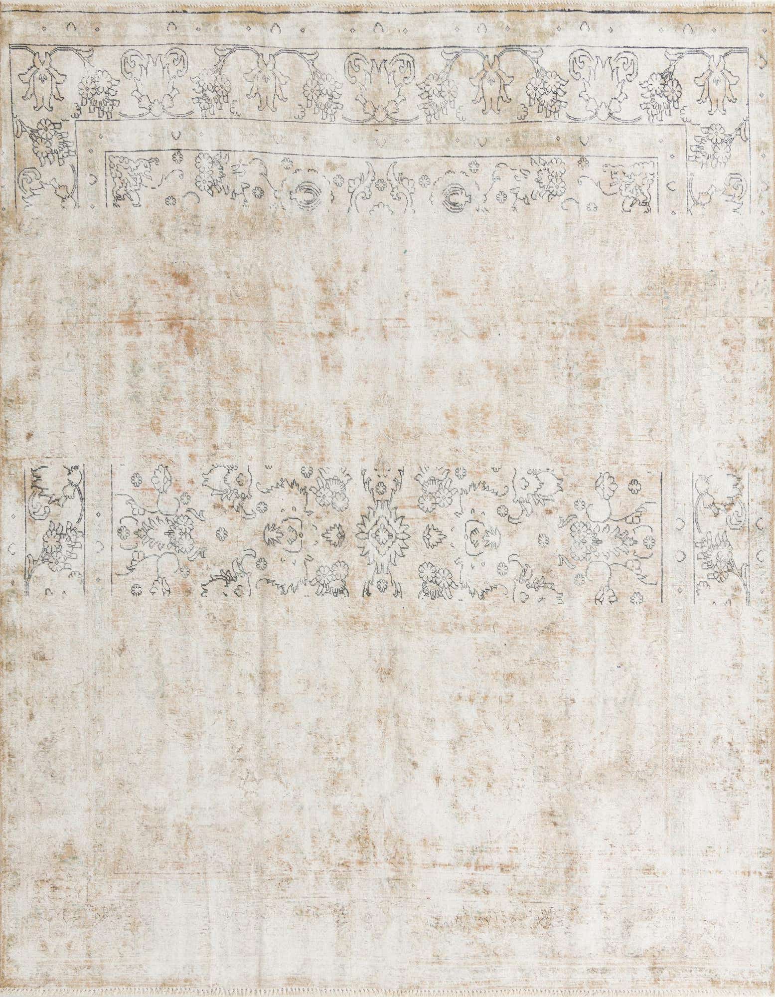 Primary image 9' 5 x 11' 1  Hand Knotted Ultra Vintage Persian Wool Rug