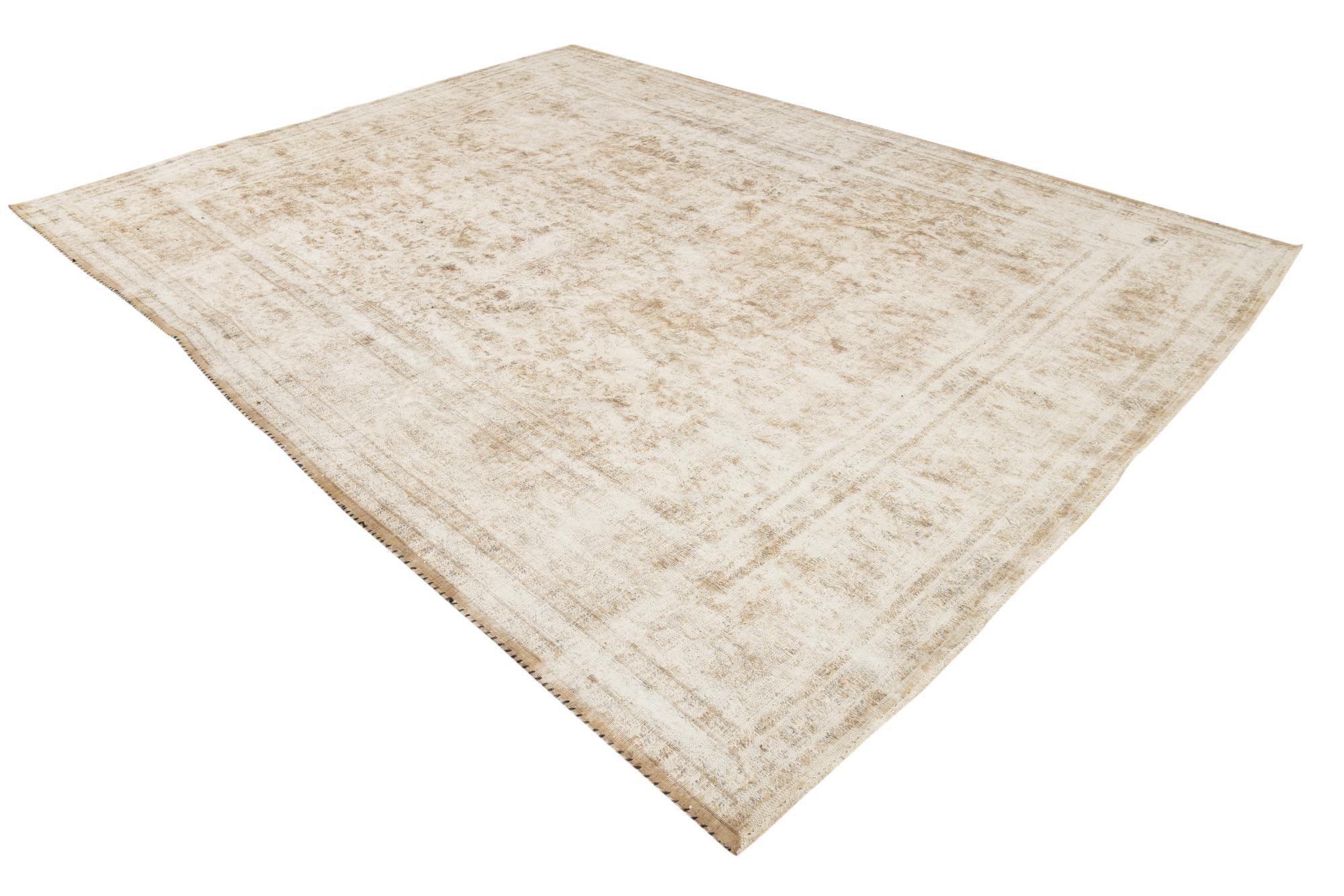 9' 2 x 12' 2 Hand Knotted Ultra Vintage Persian Wool Rug